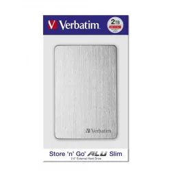 Verbatim Store n Go ALU 2TB USB-A/C 3.2 Gen1 2,5" külső HDD ezüst