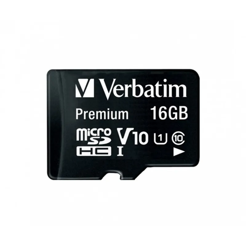 Verbatim 44082 SDHC 16GB U1 Class 10 micro memóriakártya + adapter Verbatim 44082 SDHC 16GB U1 Class 10 micro memóriakártya + adapter