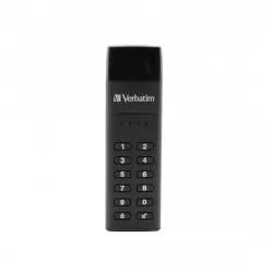 Pen Drive 64GB Verbatim Keypad Secure fekete USB-C (49431)