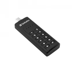Pen Drive 64GB Verbatim Keypad Secure fekete USB-C (49431)