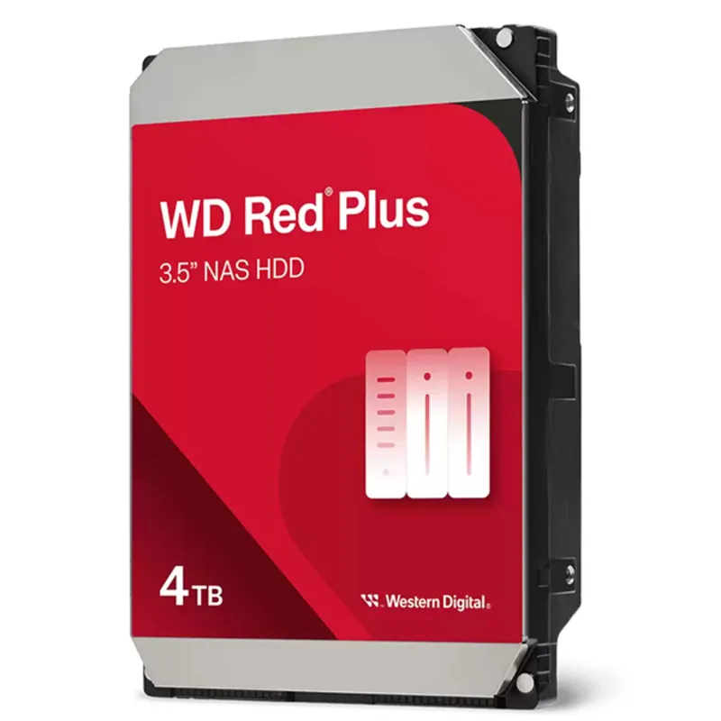 HDD 4TB WD 3.5" Red Plus SATAIII HDD 4TB WD 3.5" Red Plus SATAIII