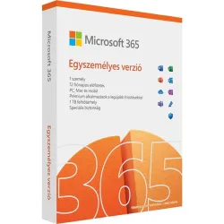 SW MS Office M365 Personal Hungarian Subscr 1YR EuroZone Medialess P10