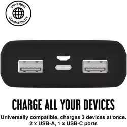 Juice ECO 3 Charge 10000mAh Powerbank Black