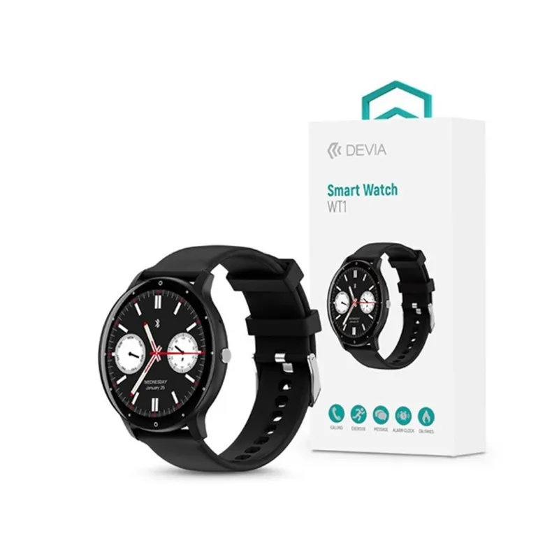 Devia WT1 Smart Watch Black Devia WT1 Smart Watch Black