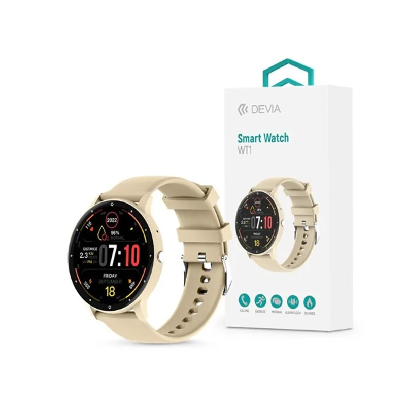 Devia WT1 Smart Watch Beige Devia WT1 Smart Watch Beige