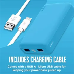 Juice ECO 3 Charge 10000mAh Powerbank Aqua