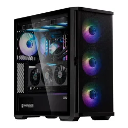 Zalman Z10 DUO táp nélküli ablakos ház fekete