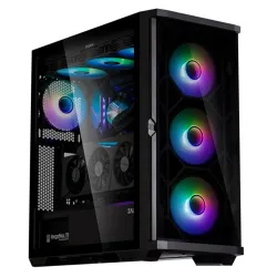 Zalman Z10 DUO táp nélküli ablakos ház fekete