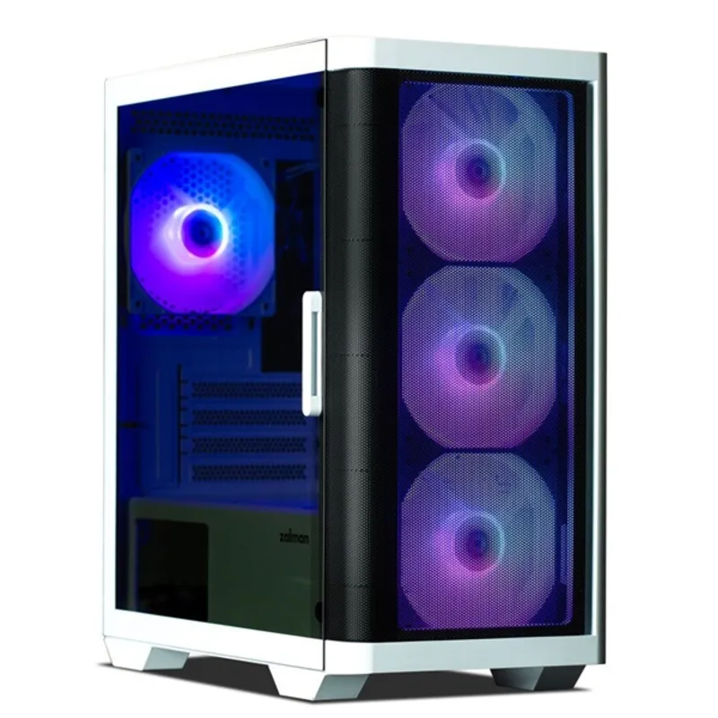 Zalman M4 fehér (táp nélküli) ablakos mATX ház Zalman M4 fehér (táp nélküli) ablakos mATX ház