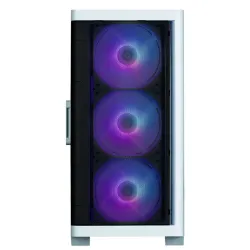 Zalman M4 fehér (táp nélküli) ablakos mATX ház