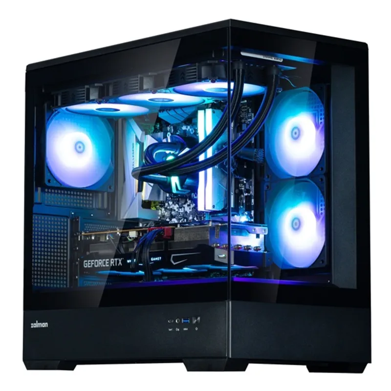 Zalman P30 fekete (táp nélküli) ablakos mATX ház Zalman P30 fekete (táp nélküli) ablakos mATX ház