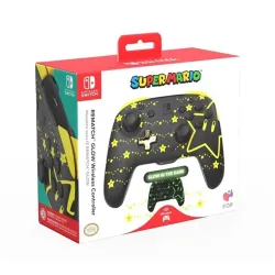 PDP 500-202-STGD Rematch Glow Nintendo Switch/OLED Super Stars Glow in the Dark vezeték nélküli kontroller