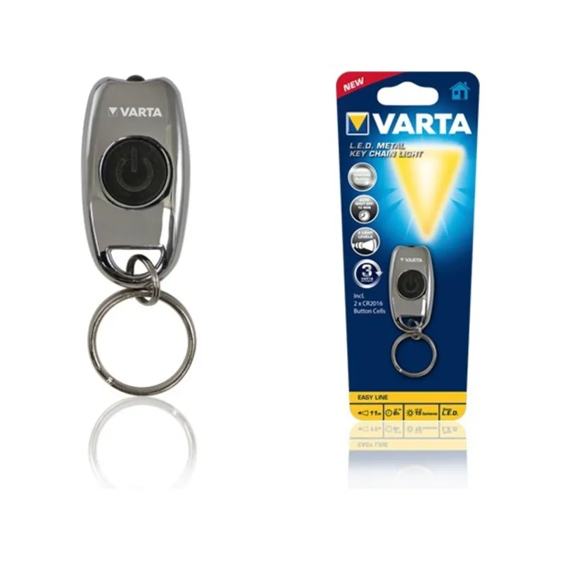 Varta METAL KEY CHAIN LIGHT elemlámpa Varta METAL KEY CHAIN LIGHT elemlámpa