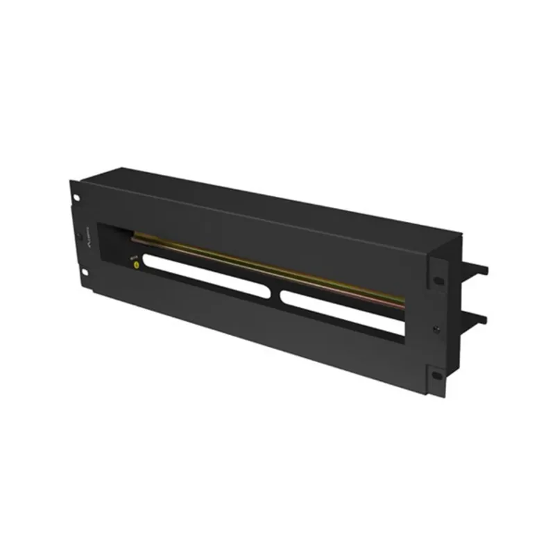Lanberg AK-VDP103-B 19" 3U DIN sínes fedeles kismegszakító tartó panel Lanberg AK-VDP103-B 19" 3U DIN sínes fedeles kismegszakító tartó panel