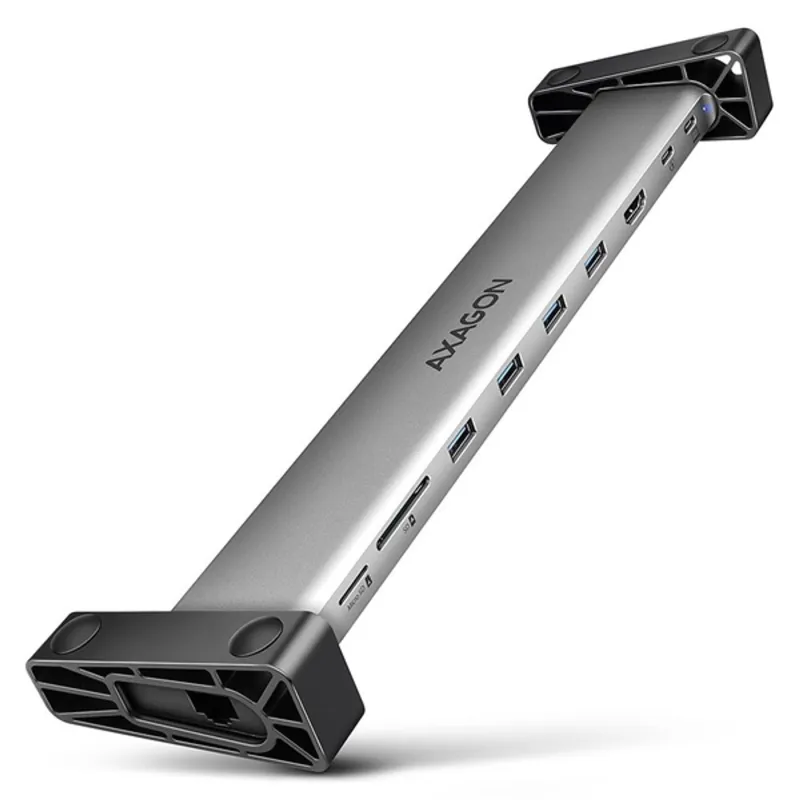 Axagon HMC-10HLS USB-C 5Gbps LONGER 9in1 hub Axagon HMC-10HLS USB-C 5Gbps LONGER 9in1 hub
