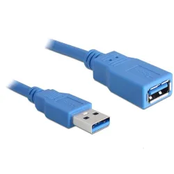 DELOCK USB3.0-A 2m Hosszabbító (male/female) (82539)