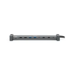 HAMA 00200145, UUSB 3.1 TYPE-C, 9IN1 DOKKOLÓ ADAPTER (USB3.1,2XHDMI,LAN,USB-C,PD) - szürke