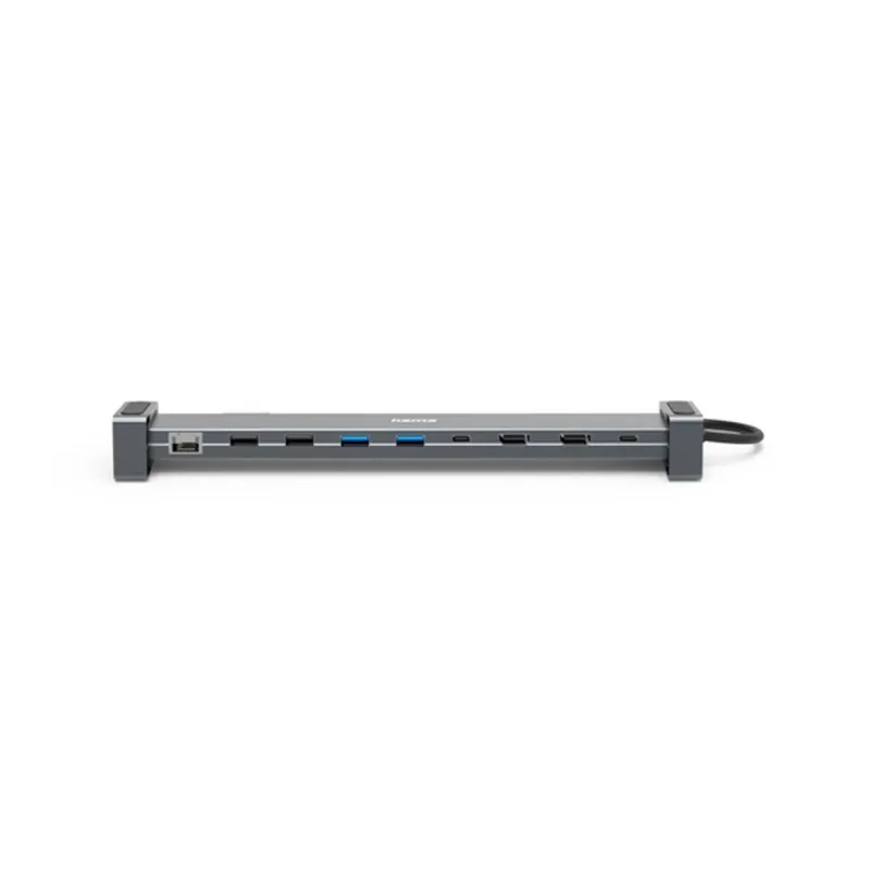 HAMA 00200145, UUSB 3.1 TYPE-C, 9IN1 DOKKOLÓ ADAPTER (USB3.1,2XHDMI,LAN,USB-C,PD) - szürke HAMA 00200145, UUSB 3.1 TYPE-C, 9IN1 DOKKOLÓ ADAPTER (USB3.1,2XHDMI,LAN,USB-C,PD) - szürke