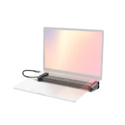 HAMA 00200145, UUSB 3.1 TYPE-C, 9IN1 DOKKOLÓ ADAPTER (USB3.1,2XHDMI,LAN,USB-C,PD) - szürke
