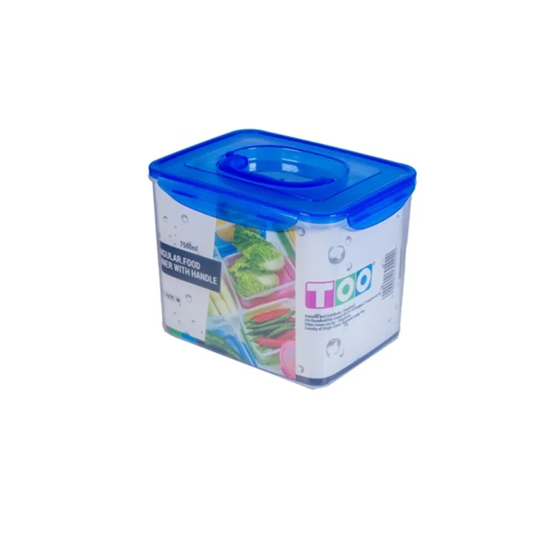 TOO KT-066 7500ml-es téglalap alakú, fogantyúval ételtároló doboz TOO KT-066 7500ml-es téglalap alakú, fogantyúval ételtároló doboz