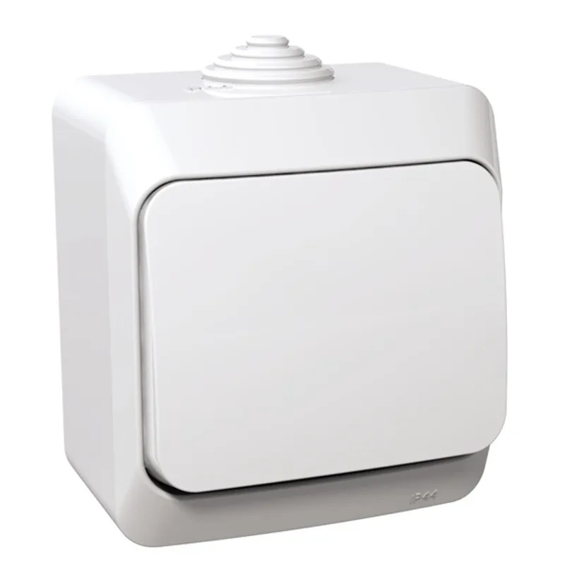 Schneider CEDAR PLUS Egypólusú kapcsoló IP44 fehér (101) (WDE000510) Schneider CEDAR PLUS Egypólusú kapcsoló IP44 fehér (101) (WDE000510)