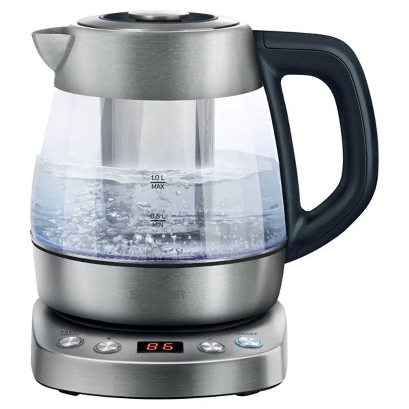Sencor SWK 1080SS 1L-es teaszitás üveg vízforraló Sencor SWK 1080SS 1L-es teaszitás üveg vízforraló