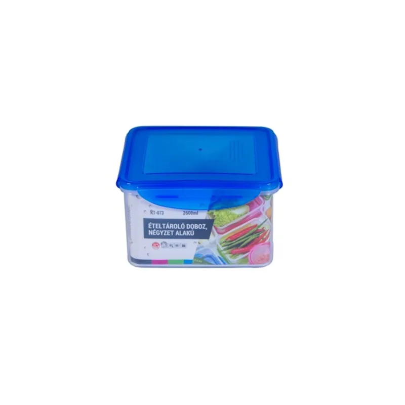 TOO KT-073 2600ml-es négyzet alakú ételtároló doboz TOO KT-073 2600ml-es négyzet alakú ételtároló doboz