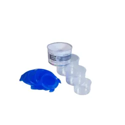 TOO KT-075 4db-os 300+650+1200+2000ml-es kerek alakú ételtároló doboz szett