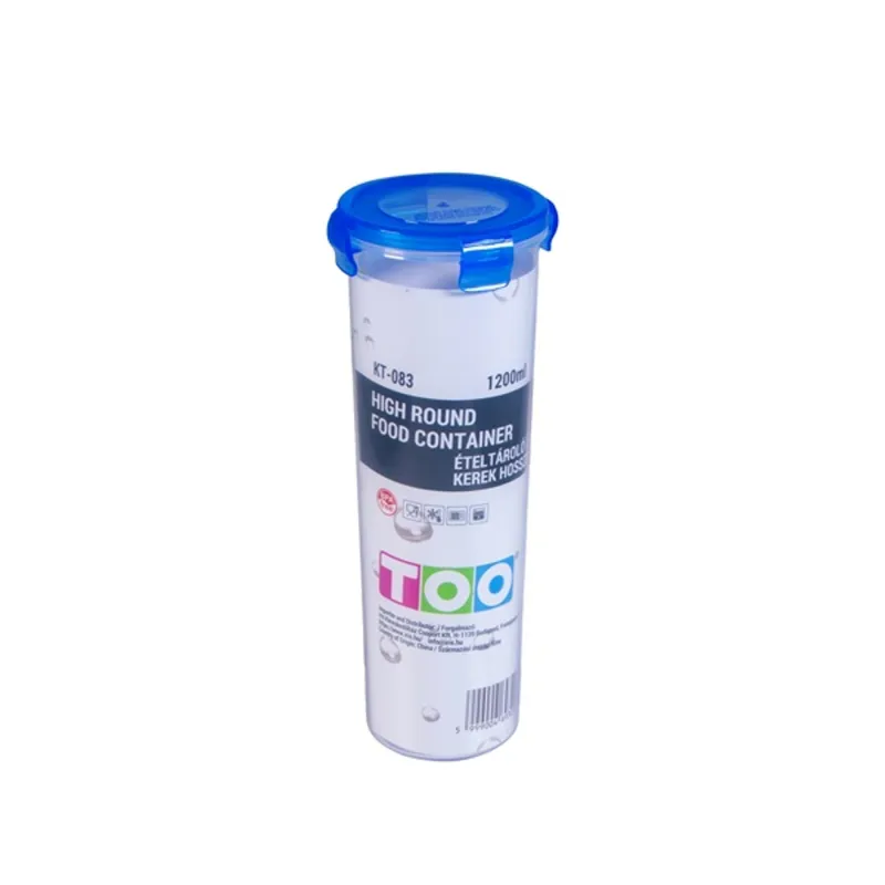 TOO KT-083 1200ml-es kerek, 28cm magas ételtároló doboz TOO KT-083 1200ml-es kerek, 28cm magas ételtároló doboz