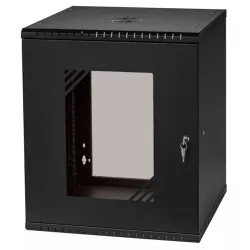 Stalflex 12U fali rack szekrény 19" 450mm fekete (RC19-12U-450GB)