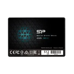 Silicon Power Ace - A55 512GB SSD SATAIII (3D NAND) 3D NAND, SLC Cache, 7mm 2.5'' Blue - Max 560/530 MB/s - Full Capacity, EAN: 4712702659122