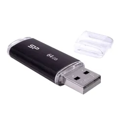 Pendrive 64GB Silicon Power Ultima U02 Black USB2.0