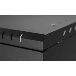 Stalflex 12U fali rack szekrény 19" 450mm fekete (RC19-12U-450GB)