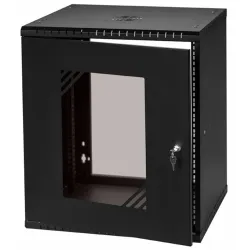 Stalflex 12U fali rack szekrény 19" 450mm fekete (RC19-12U-450GB)
