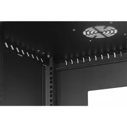 Stalflex 12U fali rack szekrény 19" 450mm fekete (RC19-12U-450GB)