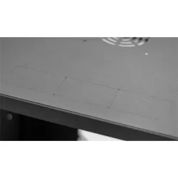 Stalflex 12U fali rack szekrény 19" 450mm fekete (RC19-12U-450GB)