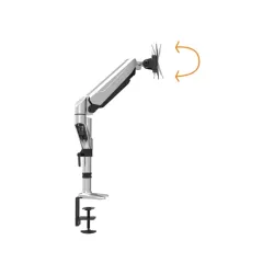Digitus DA-90351 Universal Single Monitor Mount With Gas Spring And Table Fixture Silver