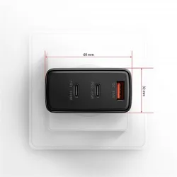AXAGON ACU-DPQ100 PD3.0 & QC4 Three Outputs wall charger 100W Black