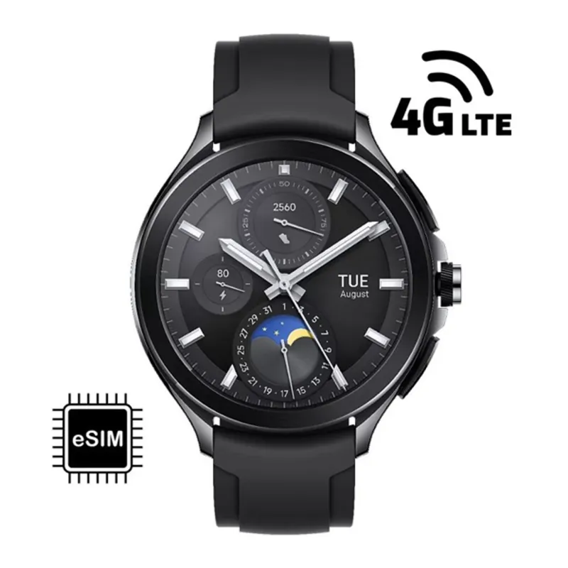 Xiaomi Watch 2 Pro 4G okosóra fekete Xiaomi Watch 2 Pro 4G okosóra fekete