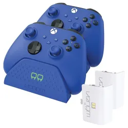 VENOM XBOX Series S/X Kiegészítő Dupla Töltő állomás + 2db akkumulátor Kék, VS2888