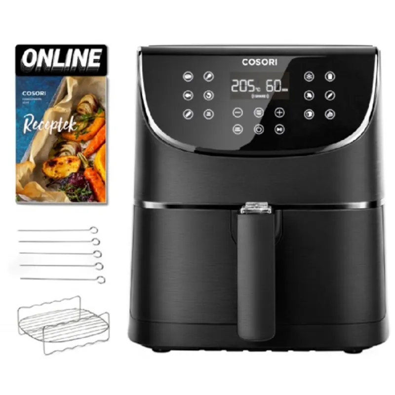 Cosori CP158-AF-RXB Premium fekete 5,5 L forrólevegős sütő Cosori CP158-AF-RXB Premium fekete 5,5 L forrólevegős sütő