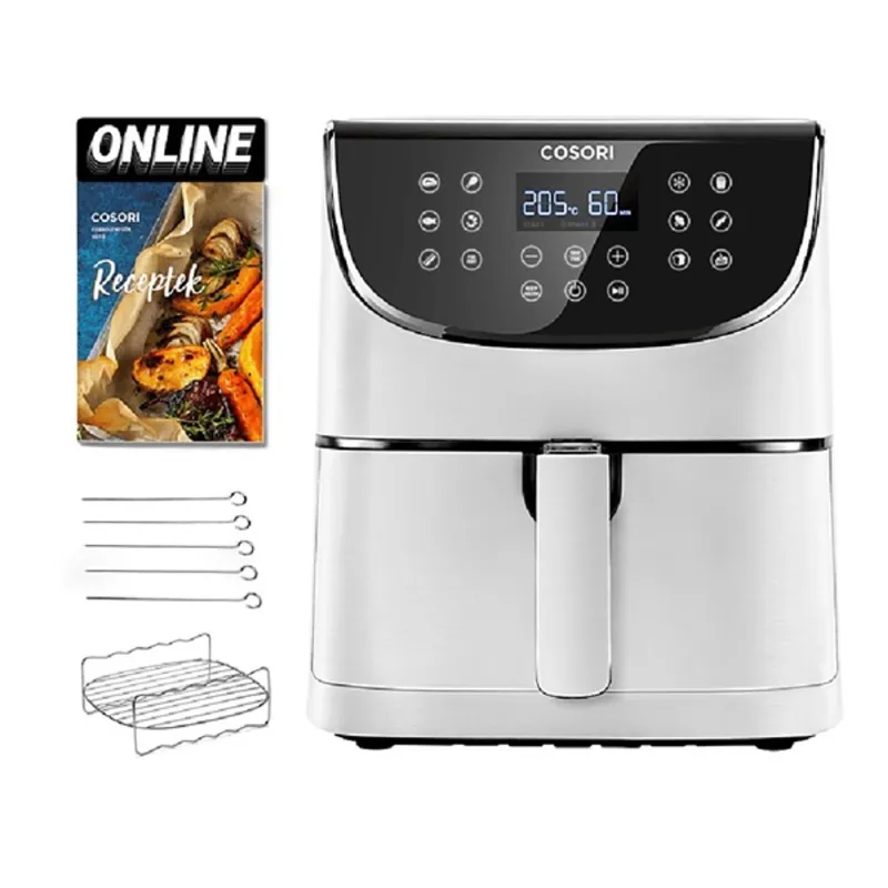 Cosori CP158-AF-RXW Premium fehér 5,5 L forrólevegős sütő Cosori CP158-AF-RXW Premium fehér 5,5 L forrólevegős sütő