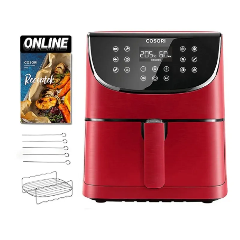 Cosori Premium forrólevegős sütő piros (CP158-AF-RXR) Cosori Premium forrólevegős sütő piros (CP158-AF-RXR)