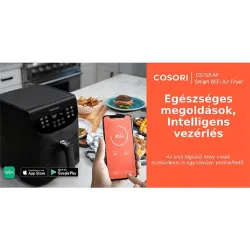 Cosori Premium Smart forrólevegős sütő fekete (CS158-AF-RXB)