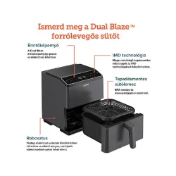 Cosori Dual Blaze forrólevegős sütő világosszürke (CAF-P583S-AEUR)