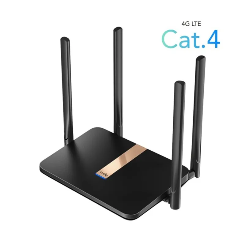CUDY LT500D kétsávos AC1200 WIFI MESH nanoSIM 4G LTE fekete router CUDY LT500D kétsávos AC1200 WIFI MESH nanoSIM 4G LTE fekete router