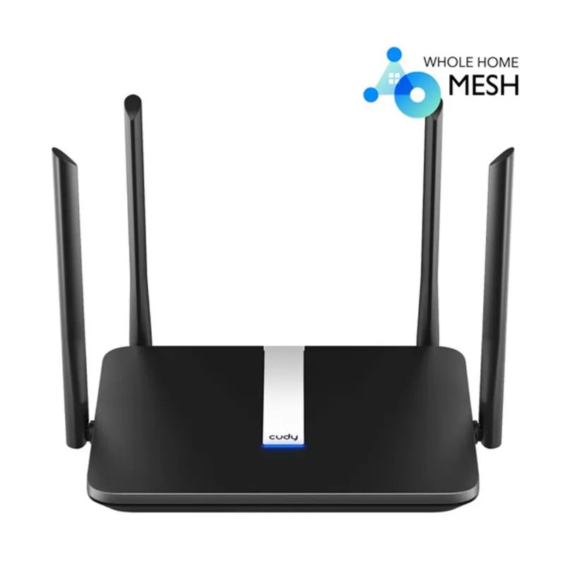 CUDY X6 AX1800 gigabit WIFI 6 MESH fekete router CUDY X6 AX1800 gigabit WIFI 6 MESH fekete router