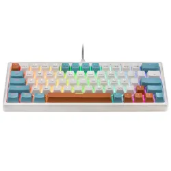 Tracer EVO3 Hot Swap 63 GameZone RGB US vezetékes/vezeték nélküli mechanikus billentyűzet fehér (TRAKLA47303)