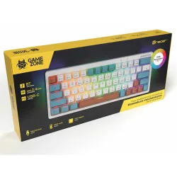 Tracer EVO3 Hot Swap 63 GameZone RGB US vezetékes/vezeték nélküli mechanikus billentyűzet fehér (TRAKLA47303)