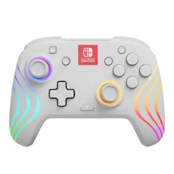 PDP Afterglow Wave Wireless Controller for Nintendo Switch White